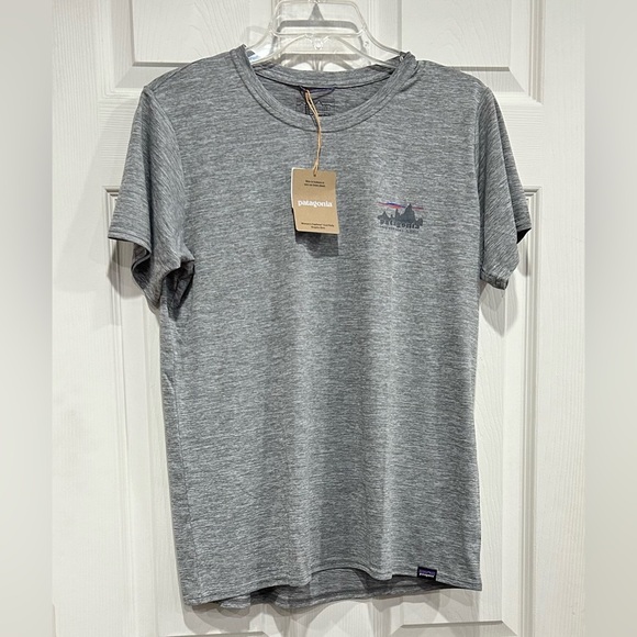Patagonia Tops - Patagonia Women's XL Capilene Cool Daily Graphic T-Shirt Grey NWT